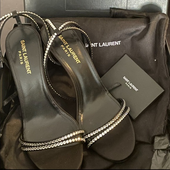 Saint Laurent Robin 86 Strap Sandals. - Picture 1 of 8